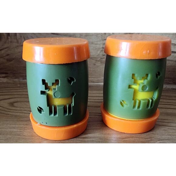 Vintage St. Labre Indian School Ashland Montana Salt & Pepper Shakers Plastic - Picture 6 of 13